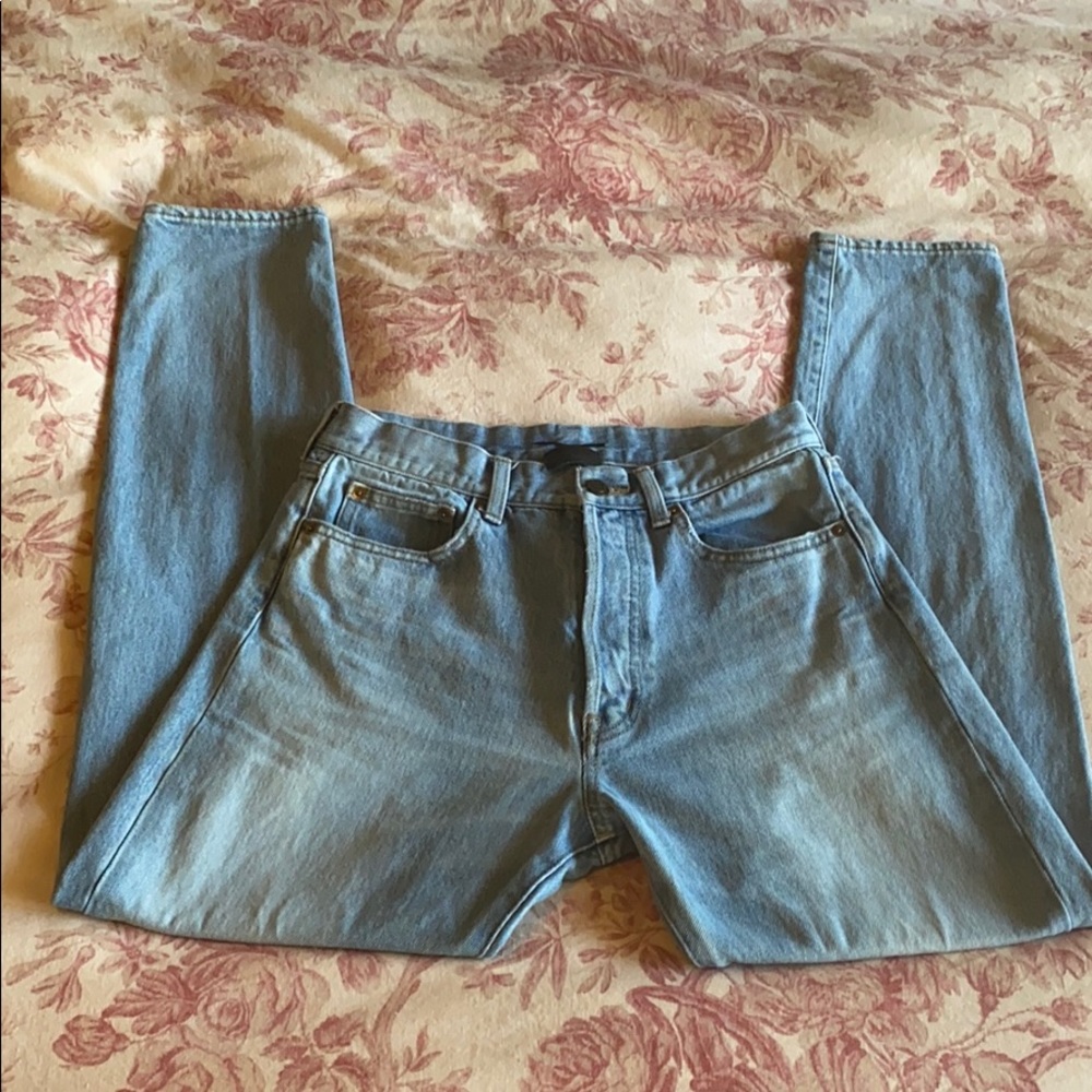 Saint Laurent D14 High Waist Mom Jeans